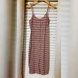 Stripped Midi dress